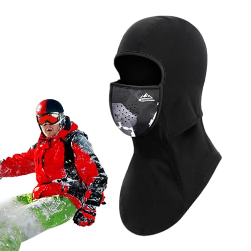 Tioheam Gesichtsbedeckung - Gesichtsbedeckung für kaltes Wetter - Magnetische Skimaske, Winddicht für kaltes Wetter, Ganzkopf-Thermo-Wintergesichtsmaske zum Skifahren und Motorradfahren von Tioheam