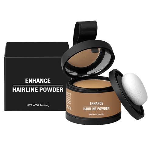 Tioheam Haaransatzpuder für Frauen,Haarpuder - Haartextur-Puder zur Wurzelabdeckung, inklusive Applikator,Wasserfester, langlebiger Haar-Concealer, Grauabdeckung, Schattierungswerkzeug für sofort von Tioheam