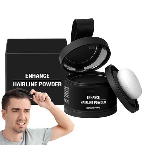 Tioheam Haarpuder für Frauen, Wurzelpuder für Haare,Haartexturpuder mit Applikator, Root Touchup Cover Up | Langanhaltend deckender Haar-Shading-Tool-Concealer zum Ausbessern von grauem Haar von Tioheam