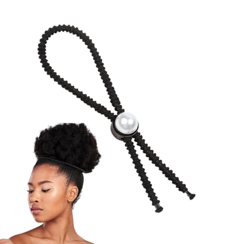 Tioheam Pferdeschwanz-Haargummis, verstellbare Haargummis,Anti-Rutsch-Haargummis für dickes Haar, verstellbar - Pferdeschwanzhalter für Damen und Mädchen, für den Innen- und Außenbereich, für die von Tioheam