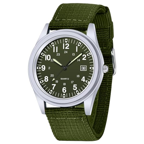 Tiong Herrenuhren | Herren-Quarzuhren | Militäruhren mit Mesh-Armband von Tiong