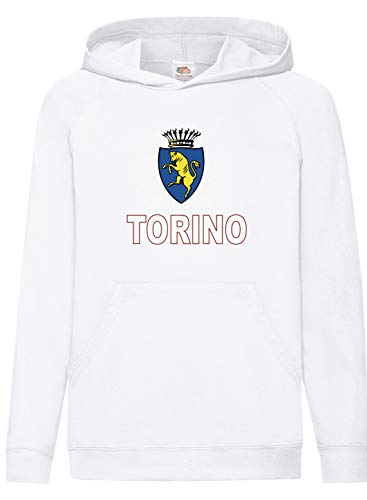 Typolitografie Ghisleri Sweatshirt Wappen Turino Herren Damen Fans Fußball Größe M (auf Anfrage Größen S M L XL XXL - Senden Sie eine Nachricht nach der Bestellung - siehe Tabelle von Tipolitografia Ghisleri