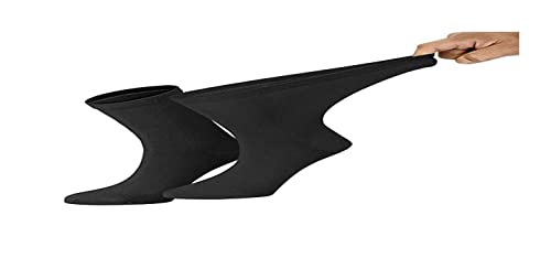 4 Paar kurze Gesundheitssocken in Trichterform, EXTRA-WEIT-BREIT mit zusätzlicher ANTI-LOCH-GARANTIE (as3, numeric, numeric_39, numeric_42, regular, regular, Schwarz) von TippTexx 24