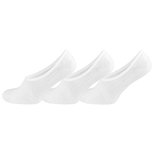 TippTexx 24 6 Paar Unisex Bambus- Füsslinge, Sneakersocken mit ANTI-LOCH-GARANTIE (as3, numeric, numeric_39, numeric_42, regular, regular, Weiß) von TippTexx 24