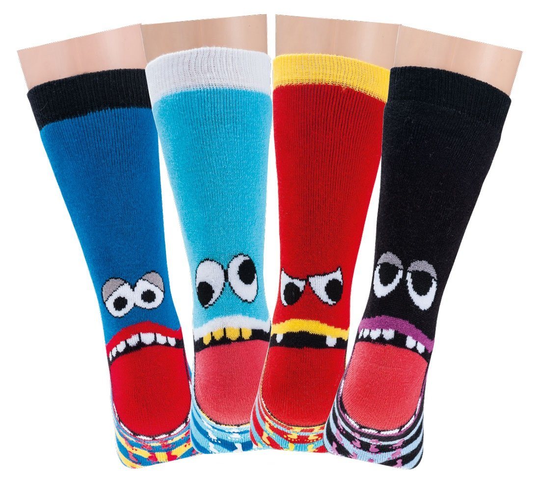 TippTexx 24 ABS-Socken 6 Paar Kinder Stoppersocken, Strümpfe mit Noppensohle, viele Muster von TippTexx 24