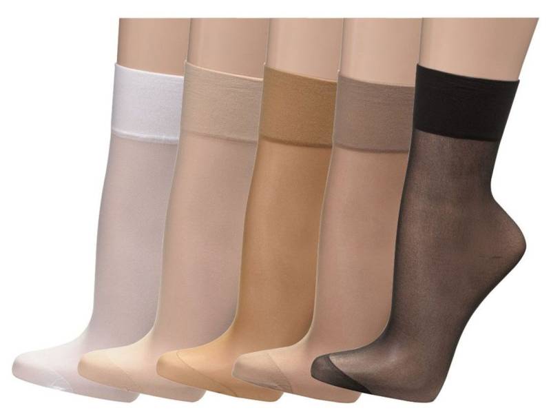 TippTexx 24 Feinsöckchen 10 Paar Feinsöckchen 20 den, Komfortbund, passend für alle Größen von TippTexx 24