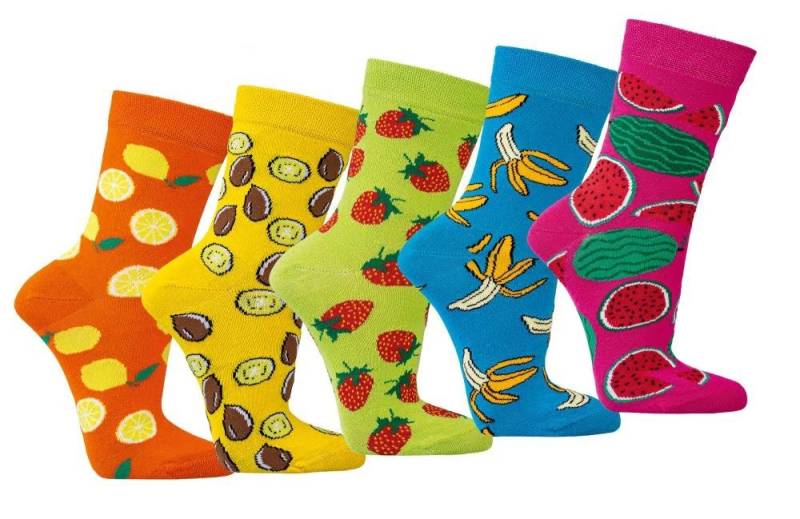 TippTexx 24 Freizeitsocken 6 Paar modische Damensocken, schöne Trend-Socken für Damen von TippTexx 24