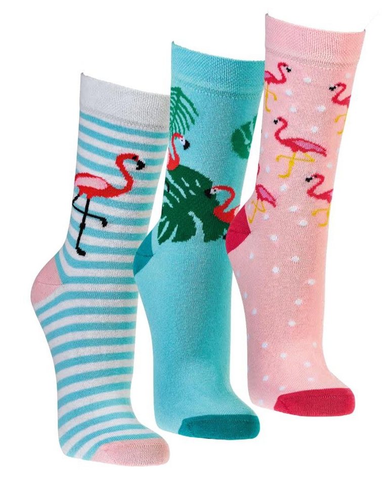 TippTexx 24 Freizeitsocken 6 Paar modische Damensocken, schöne Trend-Socken für Damen von TippTexx 24