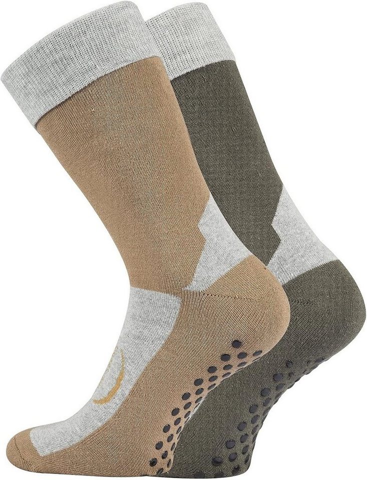 TippTexx 24 Haussocken 2 Paar Homesocks ABS-Socken, Stopper-Socken, Anti-Rutsch-Socken von TippTexx 24