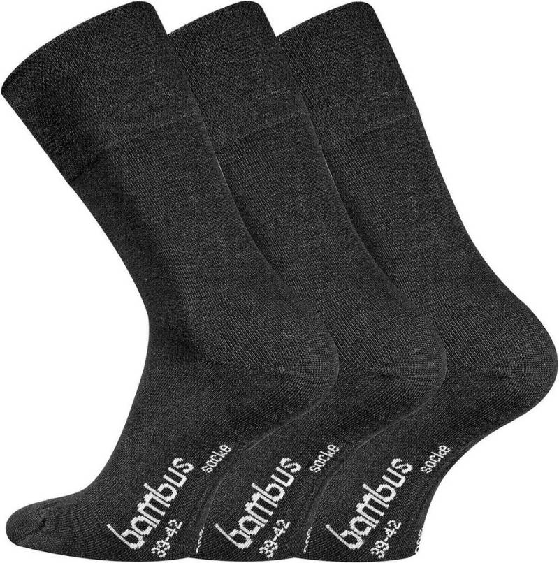 TippTexx 24 Socken 12 Paar Bambussocken, weiche Wellness-Socken mit Antiloch-Garantie von TippTexx 24