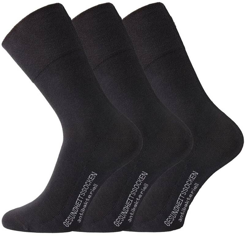 TippTexx 24 Komfortsocken 6 Paar Antibakterielle Wellness-Socken, Anti-Geruch, ohne Gummidruck von TippTexx 24