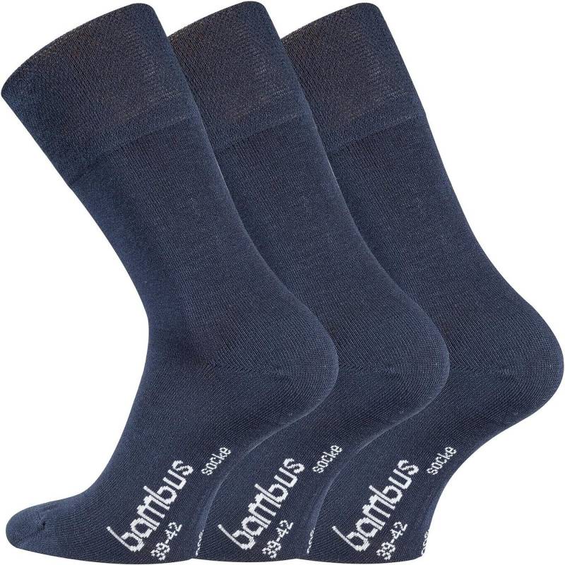 TippTexx 24 Komfortsocken 6 Paar Bambus Socken, DIE Geruchs-Killer, Bambussocken mit Komfortbund von TippTexx 24