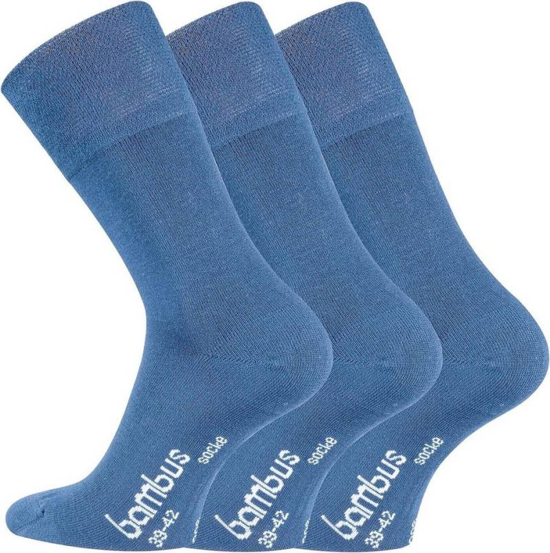 TippTexx 24 Komfortsocken 6 Paar Bambus Socken, DIE Geruchs-Killer, Bambussocken mit Komfortbund von TippTexx 24