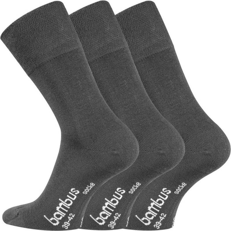TippTexx 24 Komfortsocken 6 Paar Bambus Socken, DIE Geruchs-Killer, Bambussocken mit Komfortbund von TippTexx 24