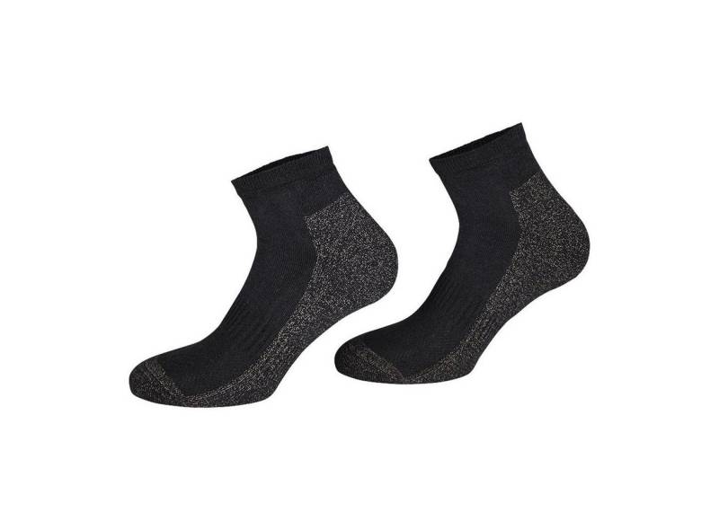TippTexx 24 Kurzsocken 2 Paar kurze antibakterille X-Static Silber Socken Anti-Loch-Garantie von TippTexx 24