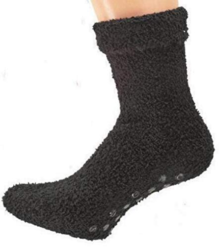 TippTexx 24 Kuschel Socken für die ganze Familie mit zusätzlicher Garantie, 2 Paar (Schwarz-2241 ABS-/STOPPERSOCKEN, Damen-36-42) von TippTexx 24