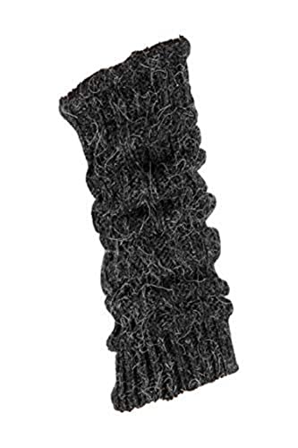 TippTexx 24 Stulpen, Grobstrick oder Overknees, wie selbstgestrickt mit Schaf- und Alpakawolle mit Anti-Loch-Garantie (as3, alpha, one_size, regular, regular, Anthrazit Stulpe, Einheitsgröße) von TippTexx 24