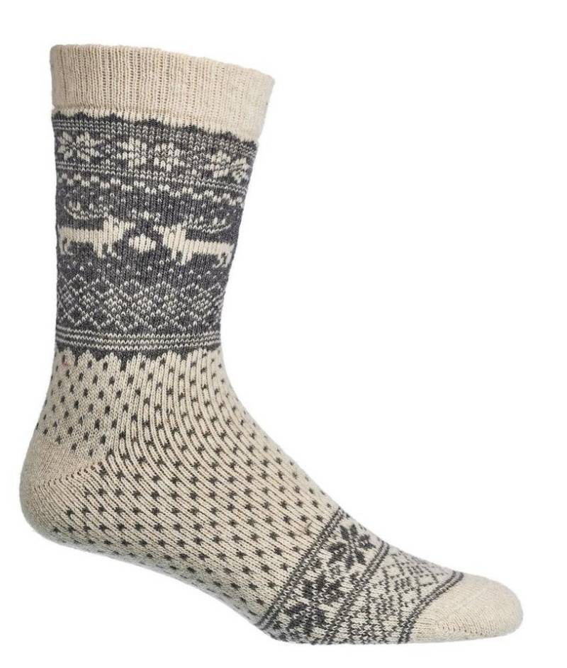 TippTexx 24 Norwegersocken 2 Paar Norweger-Socken mit Merino- und Alpakawolle für Damen & Herren von TippTexx 24
