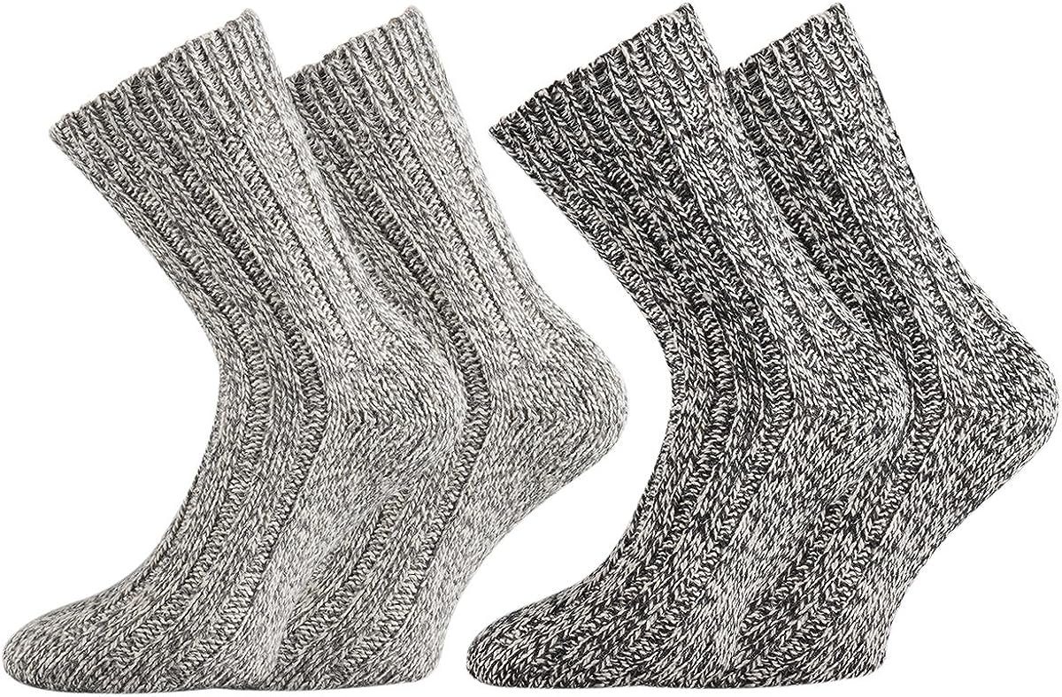 TippTexx 24 Norwegersocken 2 Paar superweiche Norweger-Socken Wollsocken für Damen & Herren von TippTexx 24