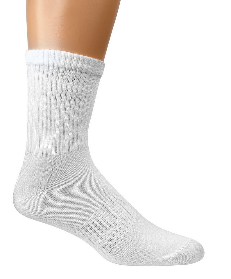 TippTexx 24 Socken 4 Paar Bambus Crew Socks in Trend Farben mit Anti-Loch-Garantie von TippTexx 24