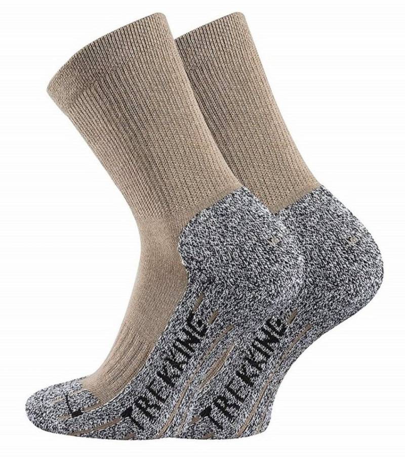 TippTexx 24 Sportsocken 2 Paar COOLMAX Trekkingsocken Wandersocken mit Frotteesohle von TippTexx 24