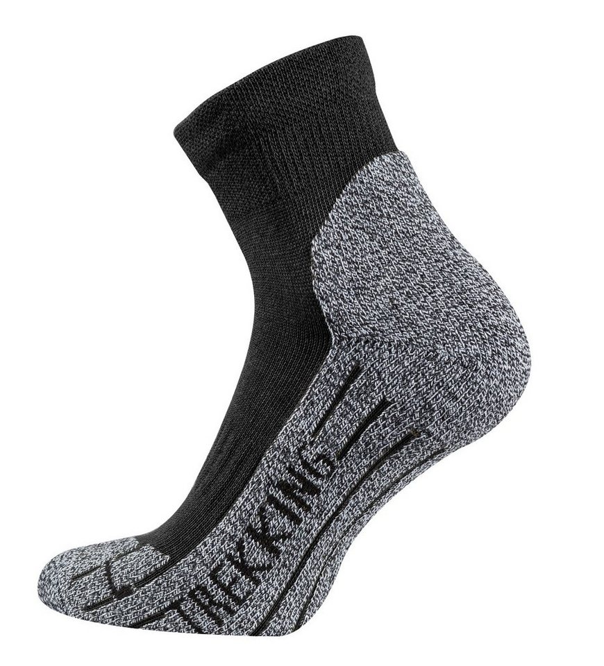 TippTexx 24 Wandersocken 4 Paar Kurzschaft Trekkingsocken, Sportsocken mit Coolmax-Garn von TippTexx 24