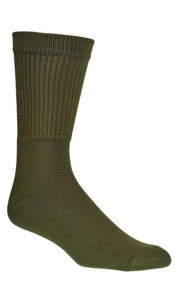 TippTexx 24 Wandersocken 6 Paar Jagdsocken Bundeswehrsocken robuste Qualität mit Schafwolle von TippTexx 24