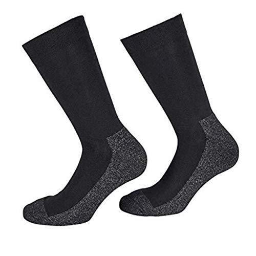 TippTexx 24 2 Paar X-Static-Silbersocken gegen Schweißfüße, Antiloch-Garantie (as3, numeric, numeric_39, numeric_42, regular, regular, Grau/Schwarz) von TippTexx 24