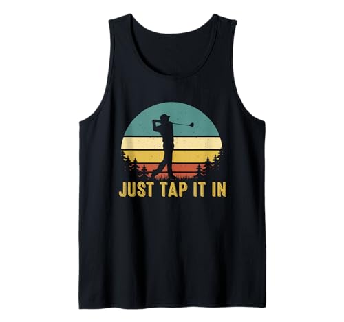 Herren Einfach Golfliebhaber klopfen Tank Top Herren Einfach Golfliebhaber klopfen Tank Top von Tippen Sie einfach im Golf darauf
