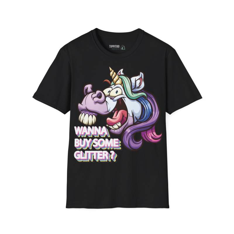 Crazy Unicorn T-Shirt Unisex Crazy Unicorn T-Shirt Unisex von Tippitoo