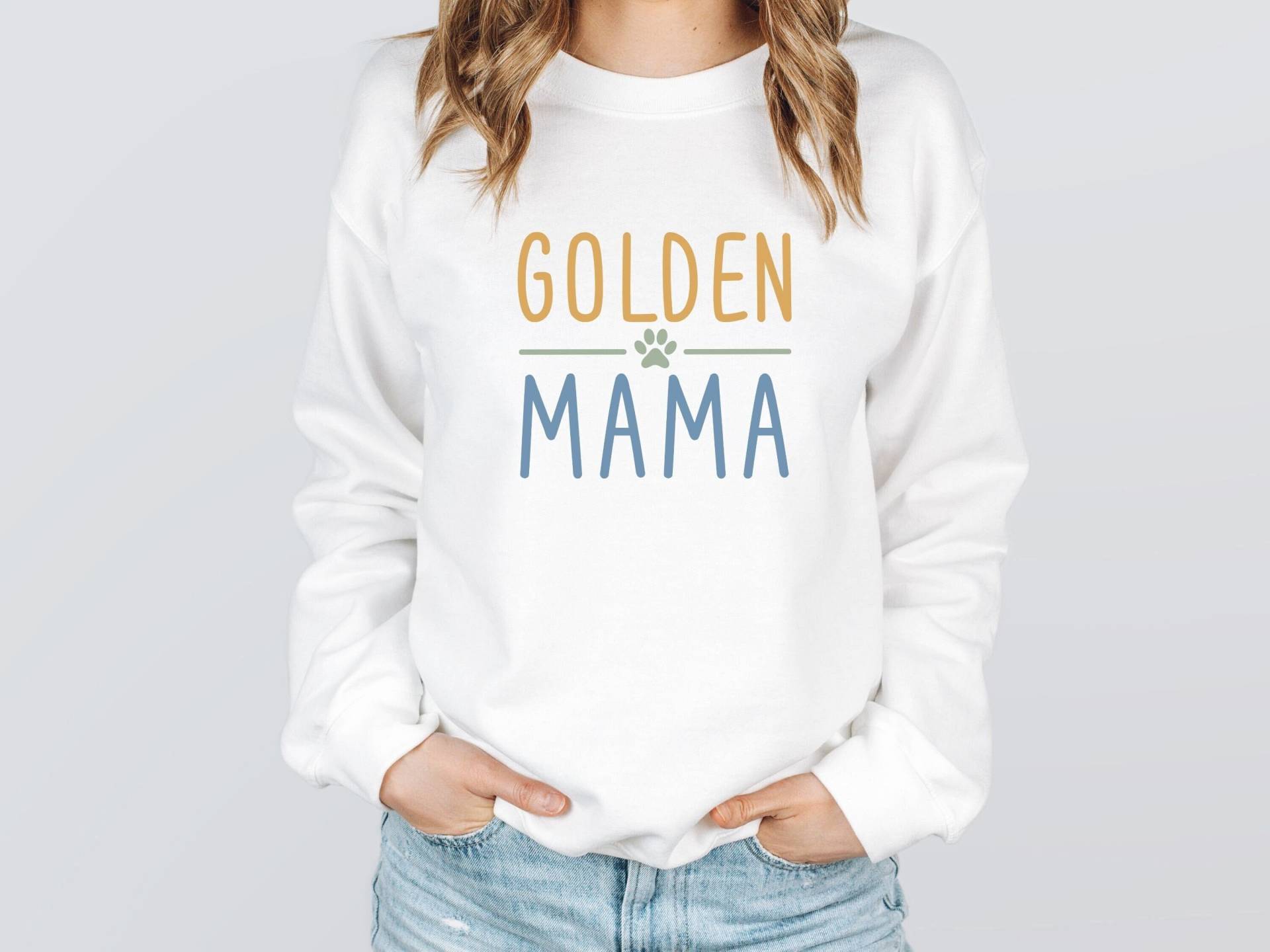 Golden Retriever Sweatshirt, Mama Pullover, Geschenk, Hundeliebhaber, Geschenk Für Sie, Geburtstagsgeschenk von TipsyGrapeBoutique