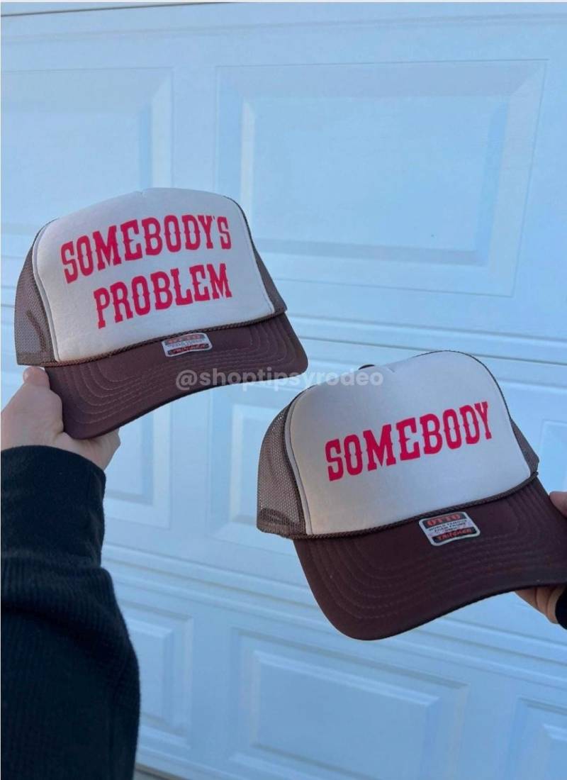 Jemandes Problem Oder Jemandem Trucker Hat | Siehe Beschreibung, Cowgirl Country Hat, Konzerthut Jemandes Problem Oder Jemandem Trucker Hat | Siehe Beschreibung, Cowgirl Country Hat, Konzerthut von TipsyRodeo