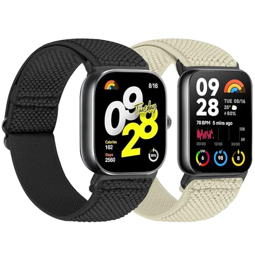Tiptops Armbänder kompatibel mit Redmi Watch 4/Xiaomi Mi Smart Band 8 Pro/Xiaomi Smart Band 9 Pro, Ersatzarmband für Damen und Herren, 2 Stück Tiptops Armbänder kompatibel mit Redmi Watch 4/Xiaomi Mi Smart Band 8 Pro/Xiaomi Smart Band 9 Pro, Ersatzarmband für Damen und Herren, 2 Stück von Tiptops