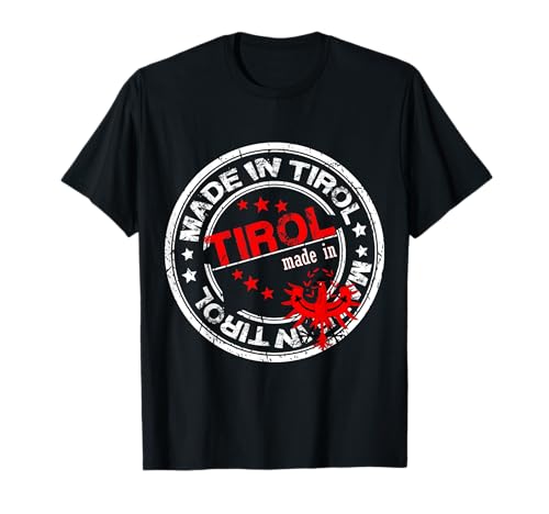 Tirol T-Shirt Made in Tirol mit Tiroler Adler Damen & Herren T-Shirt von Tirol Shop IBK