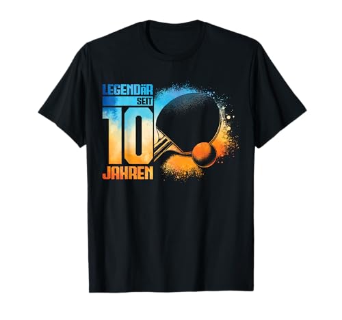10. Geburtstag Retro TischTennis Spieler 10 Jahre Junge Kind T-Shirt 10. Geburtstag Retro TischTennis Spieler 10 Jahre Junge Kind T-Shirt von TischTennis Junge Männer Geburtstag Geschenke