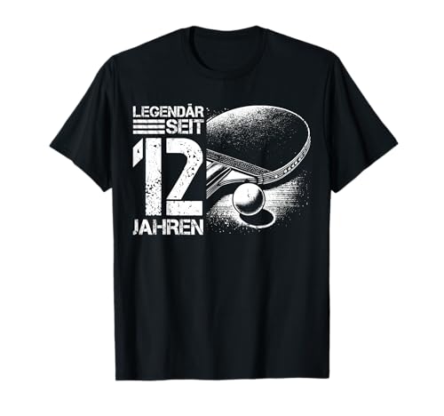 12. Geburtstag Retro TischTennis Spieler 12 Jahre Junge Kind T-Shirt 12. Geburtstag Retro TischTennis Spieler 12 Jahre Junge Kind T-Shirt von TischTennis Junge Männer Geburtstag Geschenke