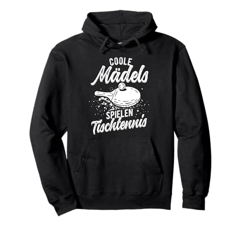 Coole Mädels Spielen Tischtennis Mädchen Pullover Hoodie von Tischtennis Mädchen