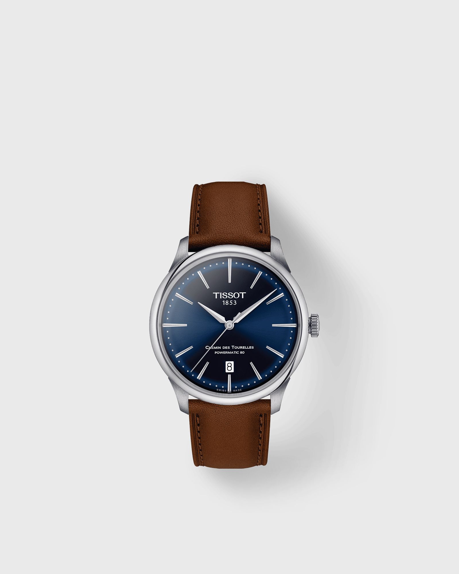 Tissot Chemin des Tourelles Powermatic 80 39 mm men Watches brown in Größe:ONE SIZE Tissot Chemin des Tourelles Powermatic 80 39 mm men Watches brown in Größe:ONE SIZE von Tissot