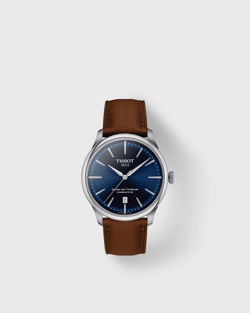 Tissot Chemin des Tourelles Powermatic 80 39 mm men Watches brown in Größe:ONE SIZE von Tissot