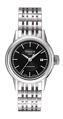 Tissot Damen-Uhren Analog Automatik One Size Schwarz/Silber Edelstahl 32003502 von Tissot