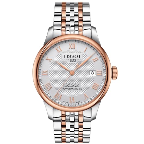 Tissot Herren-Uhren Analog Automatik One Size Edelstahl 87249654 von Tissot