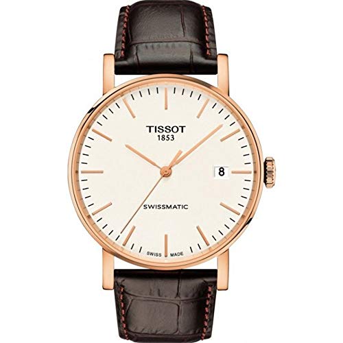Tissot Herren-Uhren Analog Automatik One Size Leder 87291073 von TISSOT