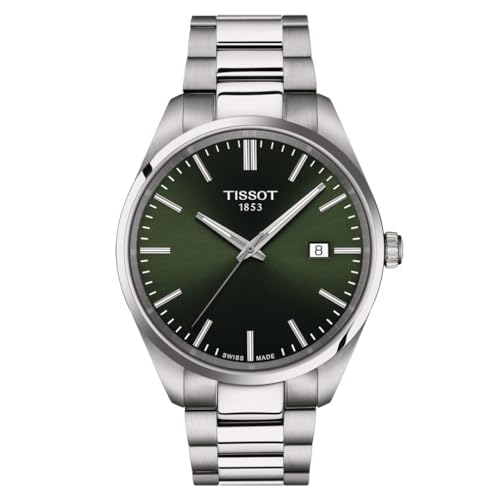 Tissot PR 100 time only Men's Watch with Green Background T150.410.11.091.00 316L Steel case von Tissot