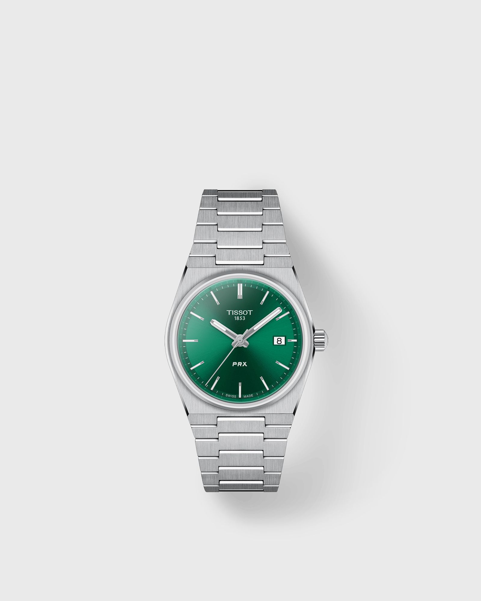 Tissot PRX 35mm men Watches green|silver in Größe:ONE SIZE von Tissot