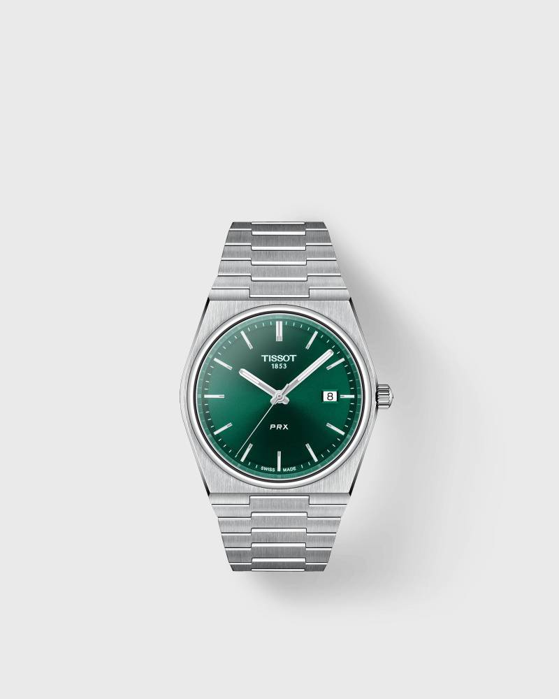 Tissot PRX men Watches green|silver in Größe:ONE SIZE von Tissot