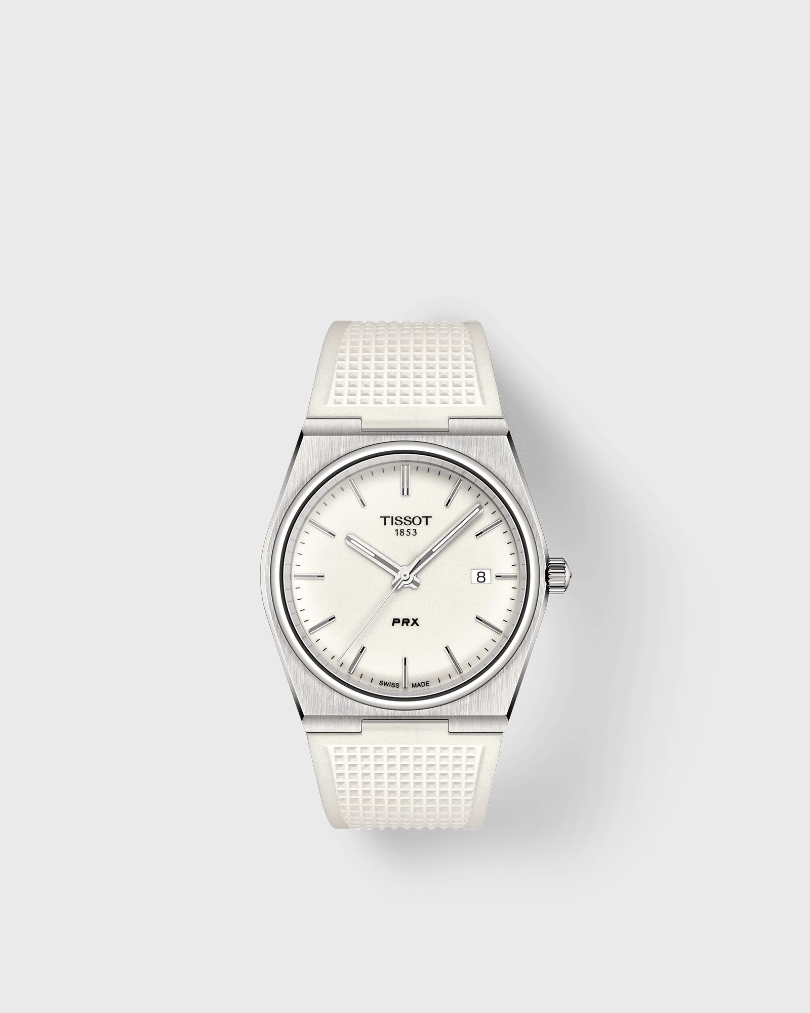 Tissot PRX men Watches silver|white in Größe:ONE SIZE von Tissot