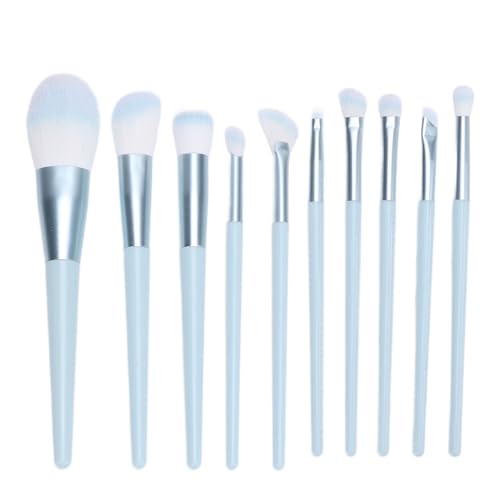 Make Up Pinsel Set 10 Stück, Kontur Erröten Highlight Blending Augenbrauenpinsel Lidschatten Concealer Pinsel, Professionelle Kosmetikwerkzeuge für den Täglichen Gebrauch von Tissting
