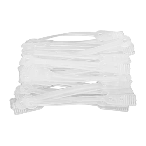 Tissting 50pcs Haarperm flache lange Stangen, Haarwalzen Silikon Bandwellenstange Band Frauen Girl Wave Perm Bars Stangen für Friseurladen von Tissting