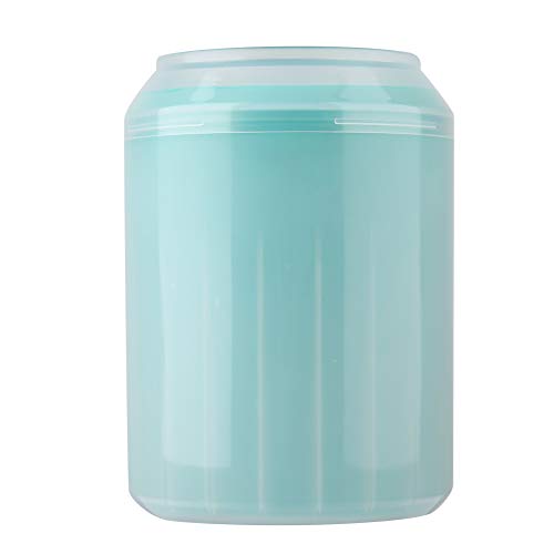 Tissting Pfotenreiniger Becher mit Silikonborsten, Abnehmbarer Gummibecher für Hunde, Entfernt Schmutz und Schlamm, Pflegewerkzeug mit Wiederverwendbarer Basis (Grün) von Tissting