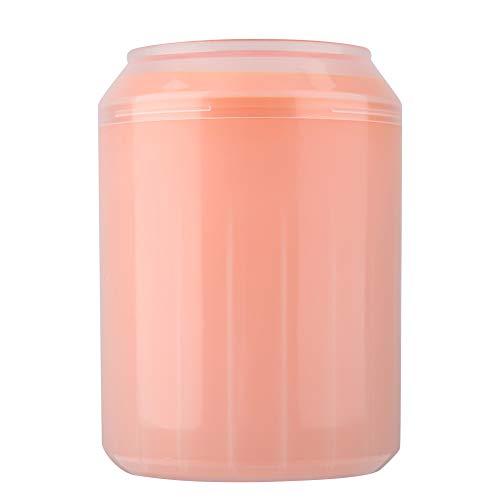 Tissting Pfotenreiniger Becher mit Silikonborsten, Abnehmbarer Gummibecher für Hunde, Entfernt Schmutz und Schlamm, Pflegewerkzeug mit Wiederverwendbarer Basis (Orange) von Tissting